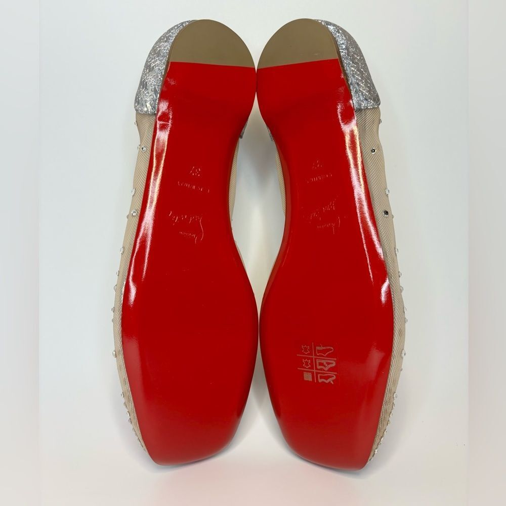 Christian Louboutin Patinotte Flat Strass 37 - Picture 11 of 14